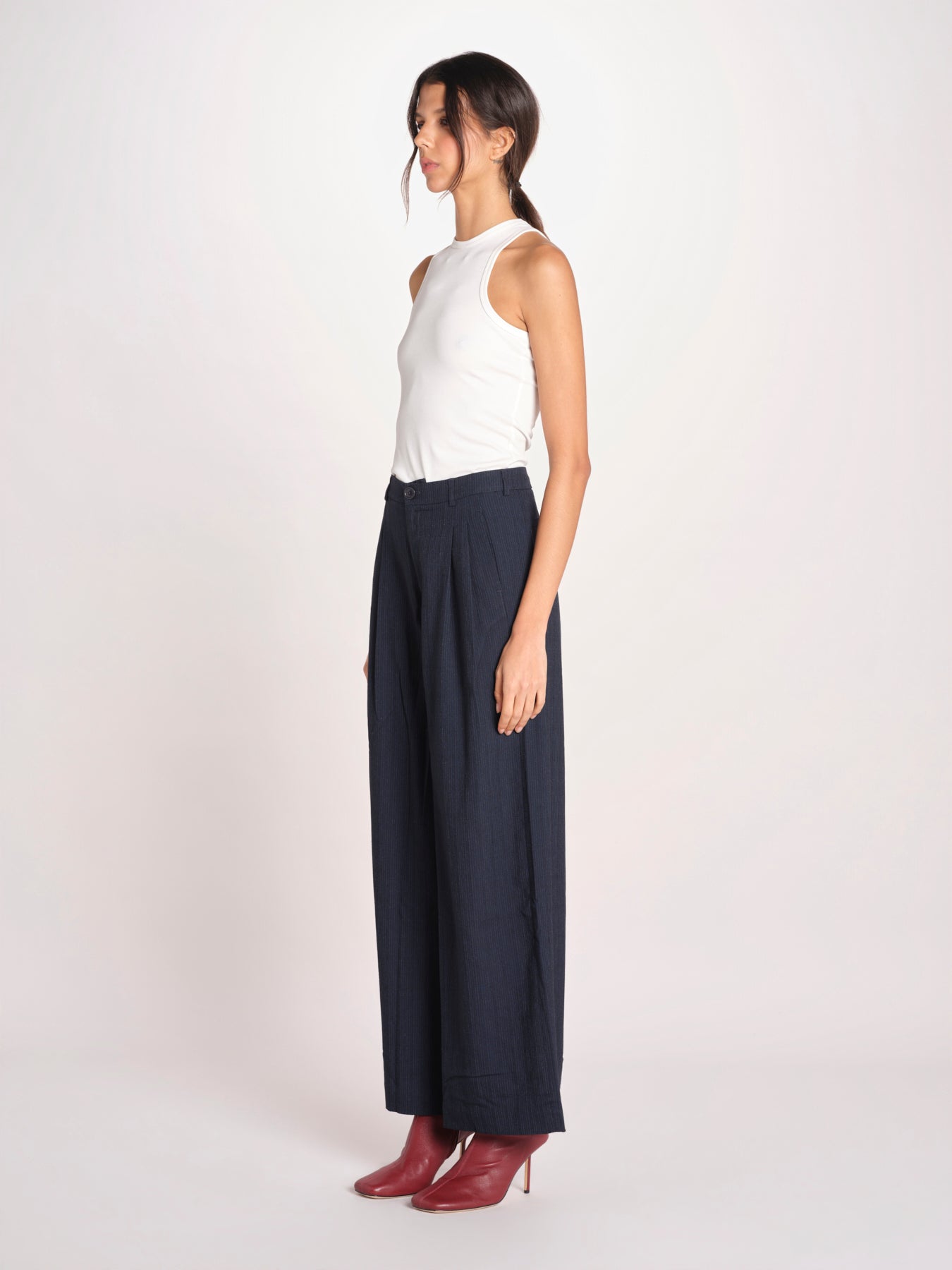 pantalone gessato VOLKERT61 S1123_PS26 STA STRIPE A bellerose 