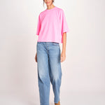 t-shirt over VOSS61 T1473_PS26 372 FLUO PINK bellerose 