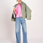 t-shirt over VOSS61 T1473_PS26 372 FLUO PINK bellerose 