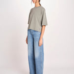 t-shirt over VOSS61 T1473_PS26 721 OXYD GREY bellerose 