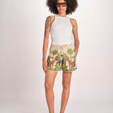 short con giraffe BE24865 BEIGE benaras soleil 