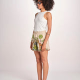 short con giraffe BE24865 BEIGE benaras soleil 