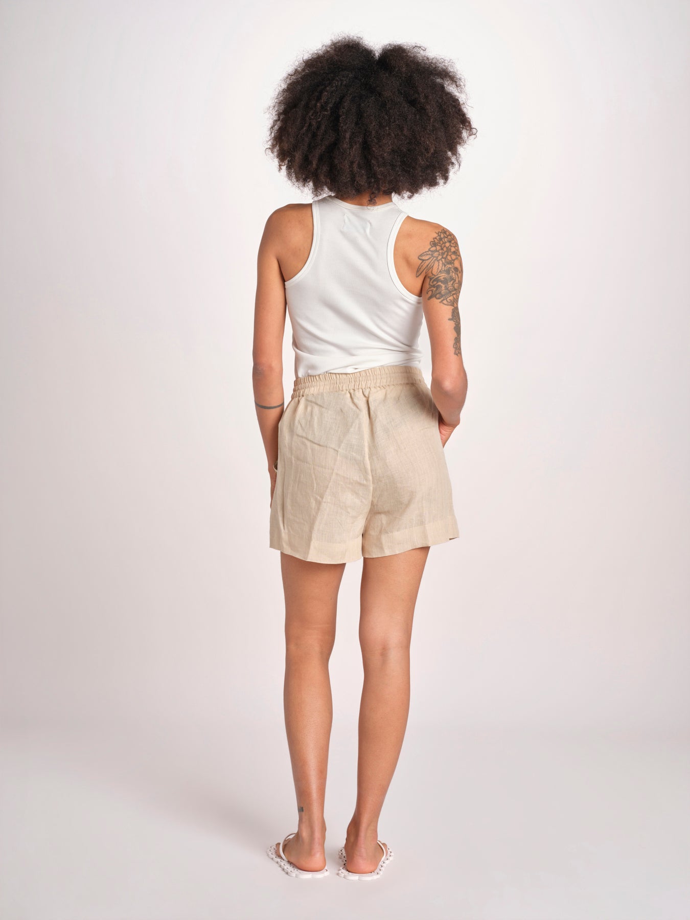 short con giraffe BE24865 BEIGE benaras soleil 