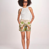 short con giraffe BE24865 BEIGE benaras soleil 