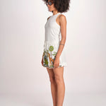 short con giraffe BE24865 WHITE MULTI benaras soleil 