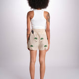 short cocco più palme BE25125 BEIGE GREEN benaras soleil 