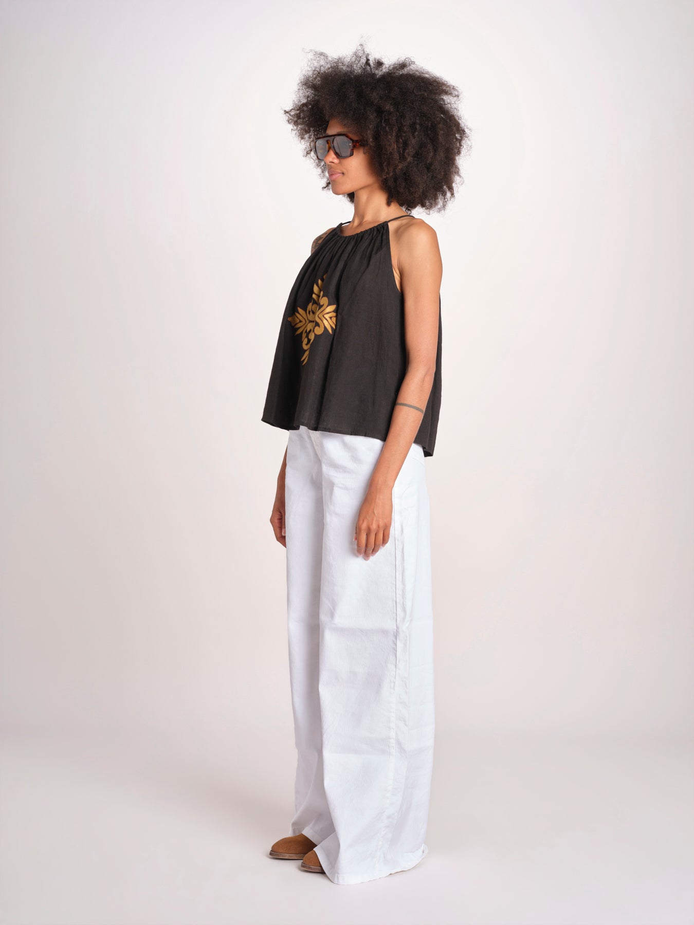 top riocamo greche BE25204 BLACK benaras soleil 