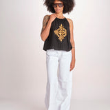 top riocamo greche BE25204 BLACK benaras soleil 