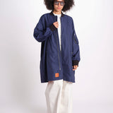 bomber lungo senza elastico BMMA205B6 NAV bombers original 