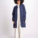 bomber lungo senza elastico BMMA205B6 NAV bombers original 