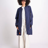 bomber lungo senza elastico BMMA205B6 NAV bombers original 