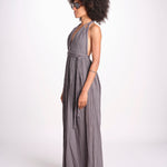 tuta con treccia ESTIA TONE GREY christianzen 