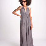 tuta con treccia ESTIA TONE GREY christianzen 