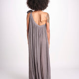 abito monospalla in lurex gessato KALISTA GREY christianzen 