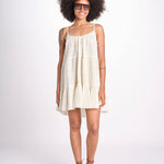 mini abito con spallina MIRABELA MINI WHITE christianzen 