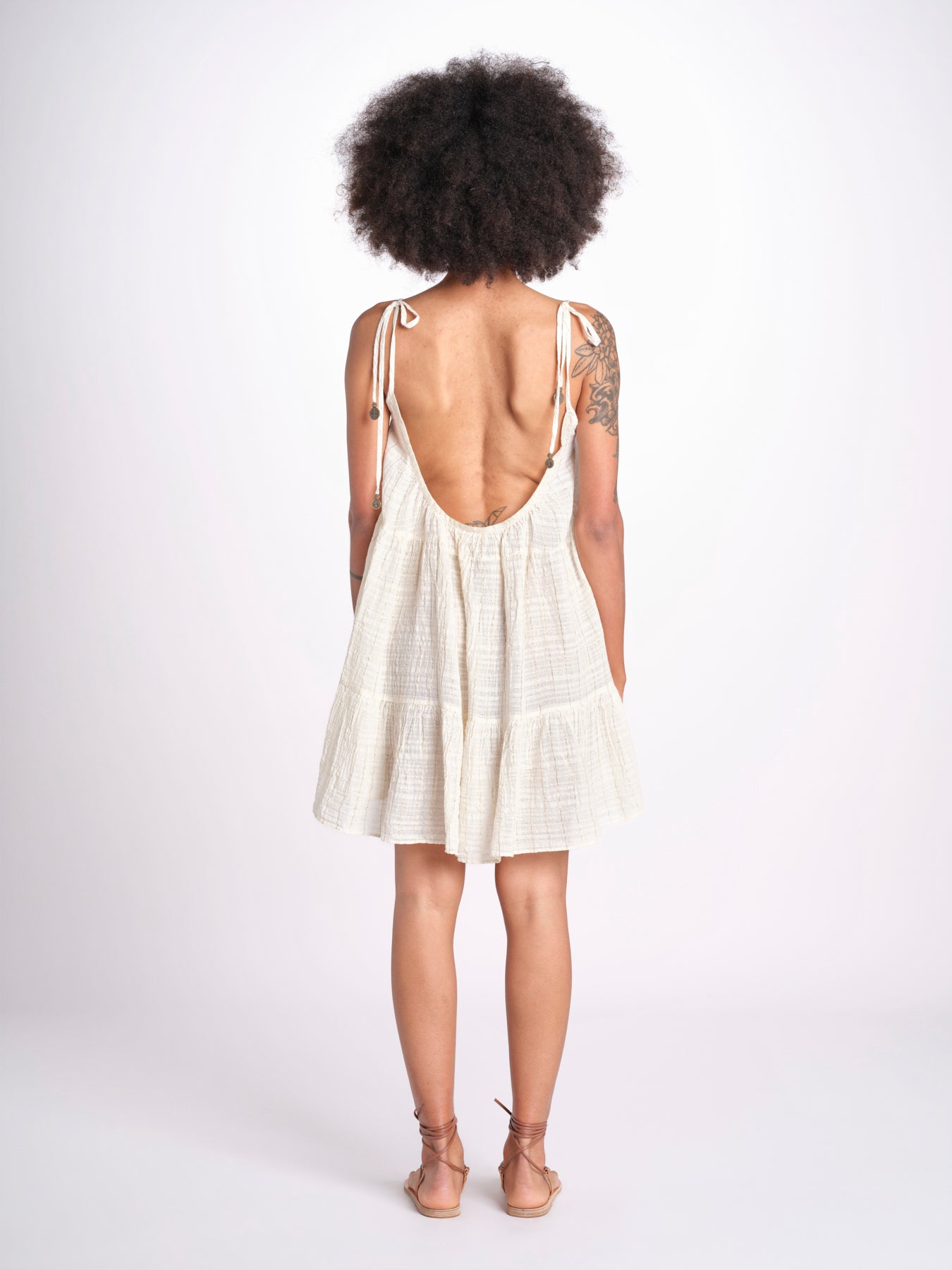mini abito con spallina MIRABELA MINI WHITE christianzen 