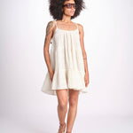 mini abito con spallina MIRABELA MINI WHITE christianzen 