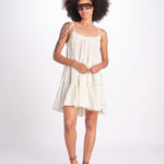 mini abito con spallina MIRABELA MINI WHITE christianzen 