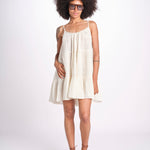 mini abito con spallina MIRABELA MINI WHITE christianzen 
