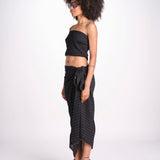 pareo in lurex gessato NORA BLACK christianzen 