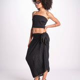 pareo in lurex gessato NORA BLACK christianzen 