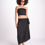 pareo in lurex gessato NORA BLACK christianzen 