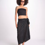 pareo in lurex gessato NORA BLACK christianzen 