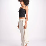 pareo in lurex gessato NORA OFF WHITE christianzen 