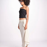 pareo in lurex gessato NORA OFF WHITE christianzen 