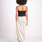 pareo in lurex gessato NORA OFF WHITE christianzen 