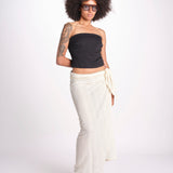 pareo in lurex gessato NORA OFF WHITE christianzen 