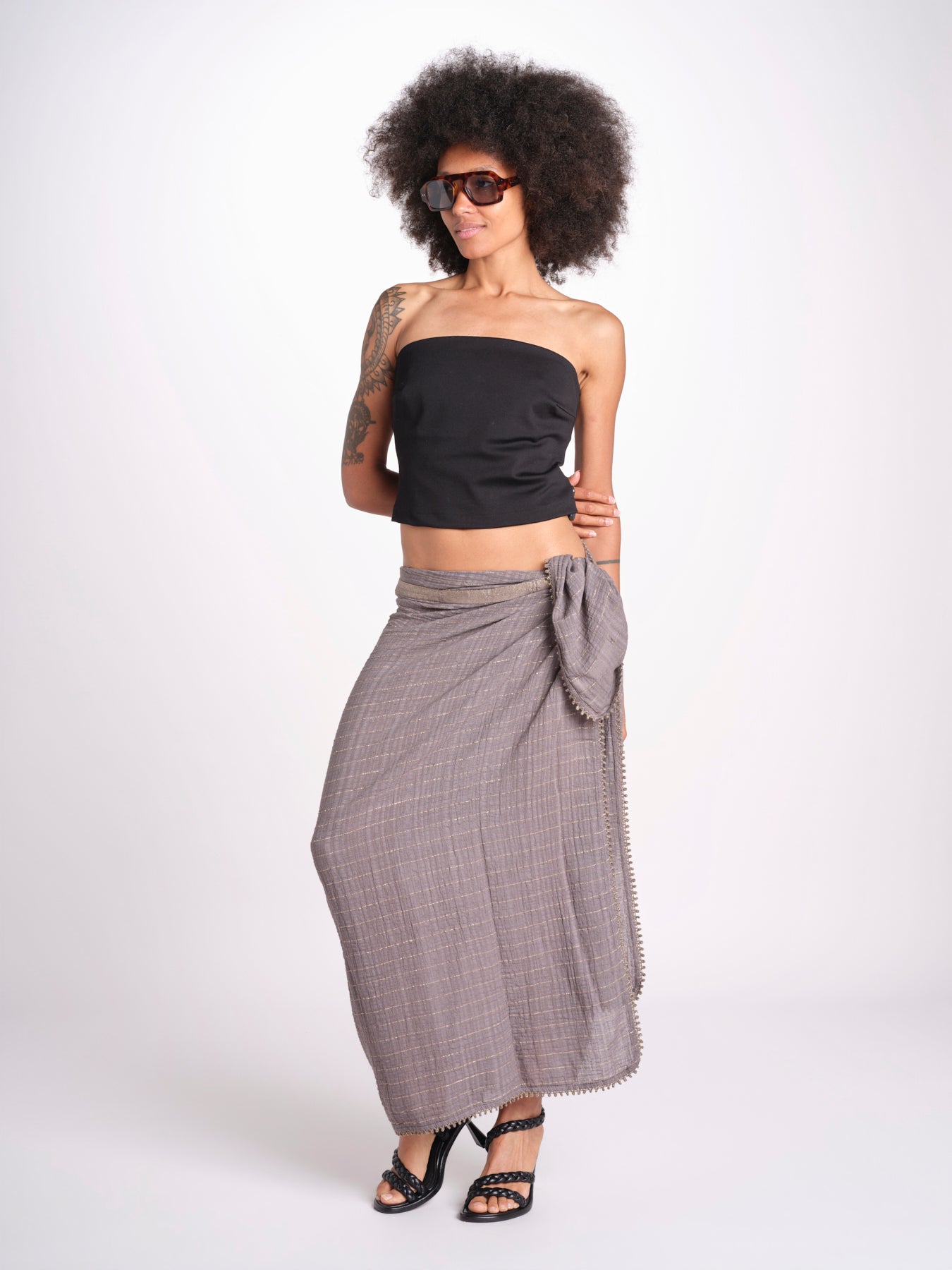 pareo in lurex gessato NORA STONE christianzen 