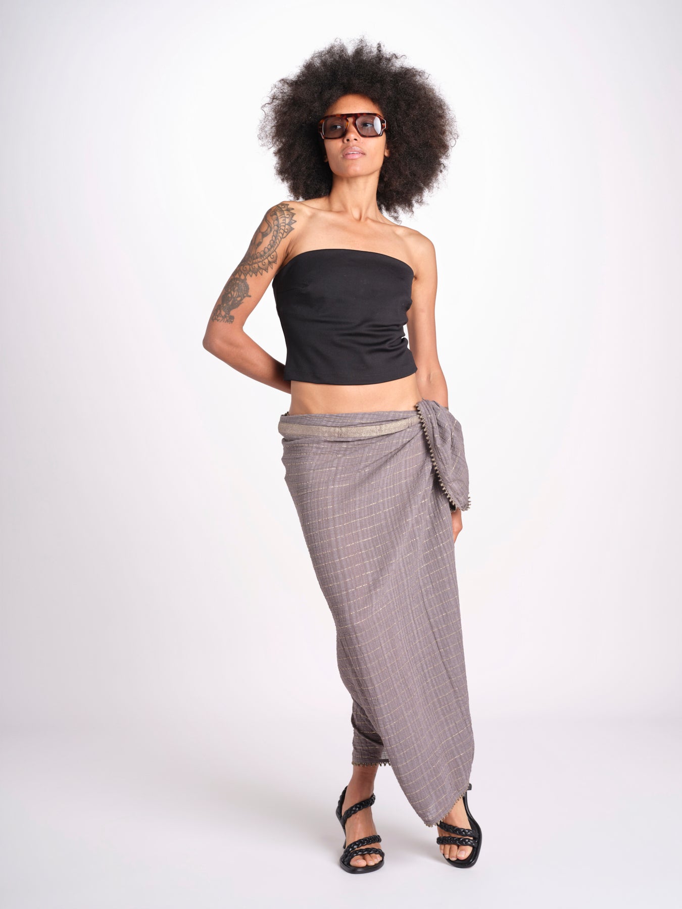 pareo in lurex gessato NORA STONE christianzen 