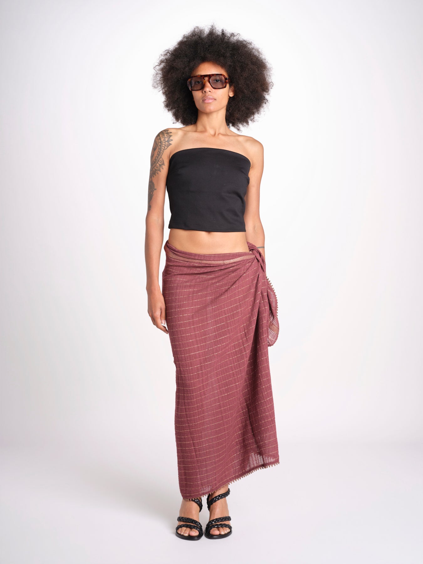 pareo in lurex gessato NORA WINE christianzen 