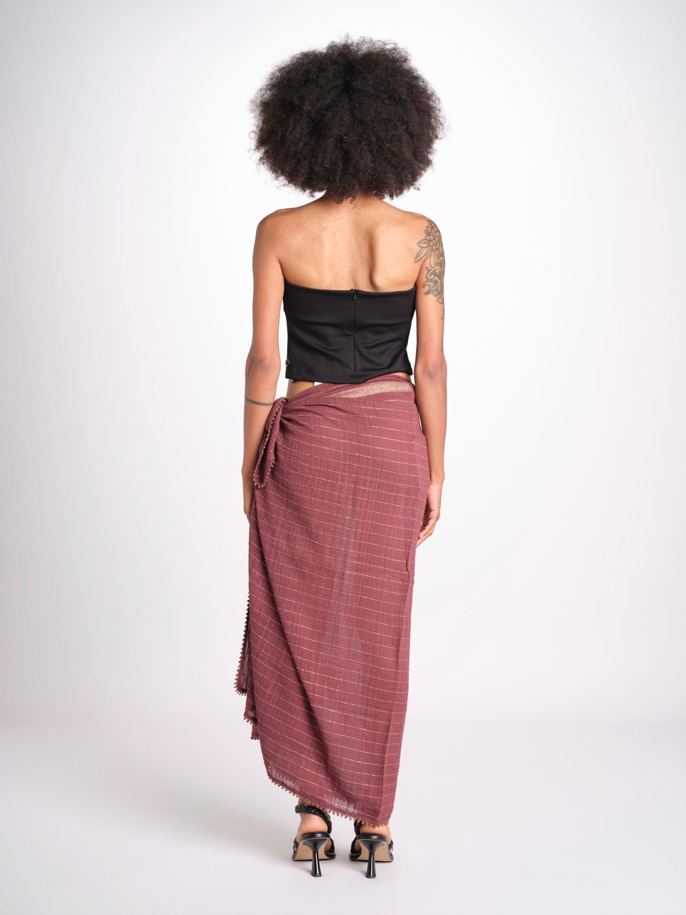 pareo in lurex gessato NORA WINE christianzen 