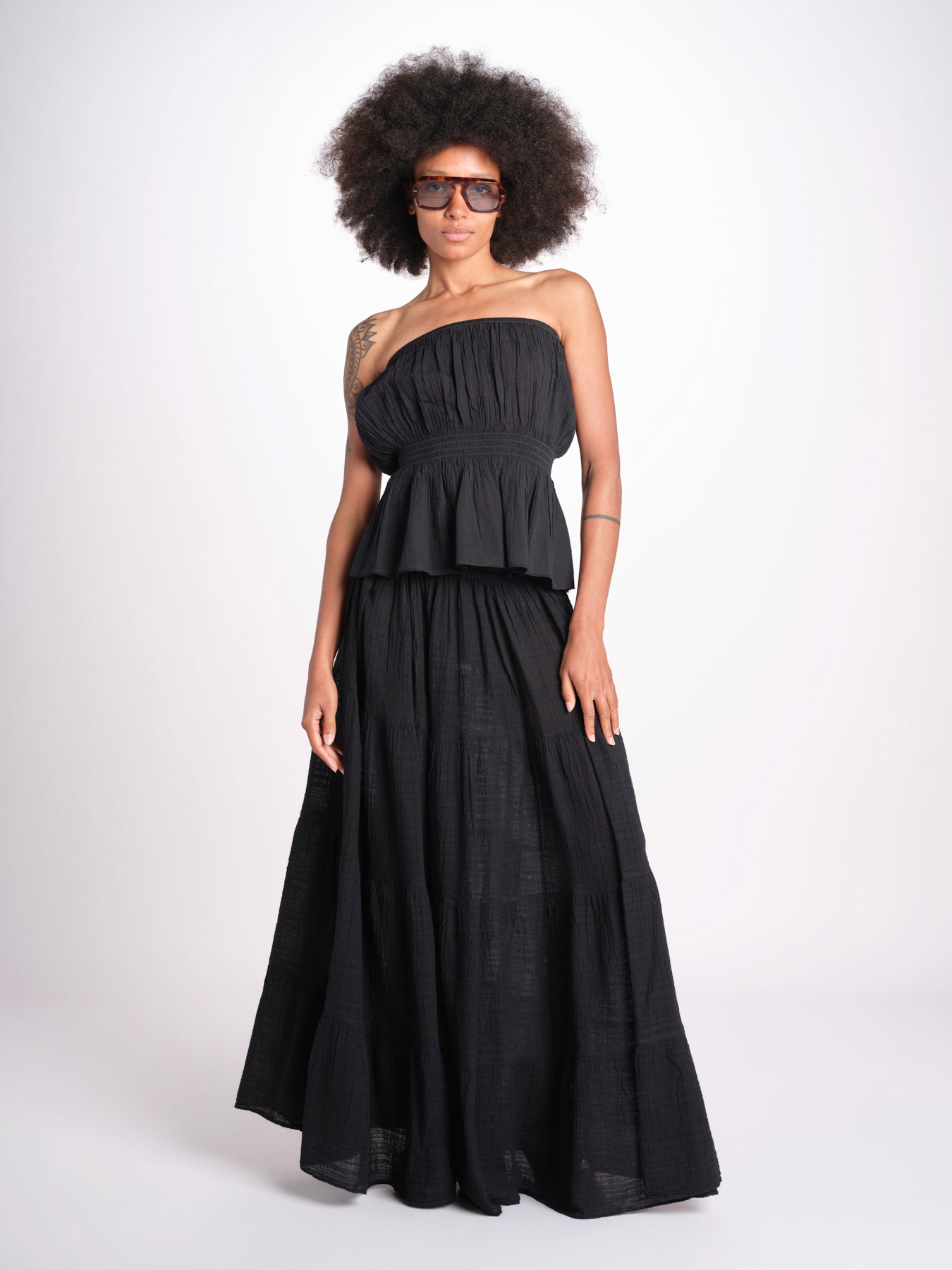 top con elastico PHOEBE BLACK christianzen 
