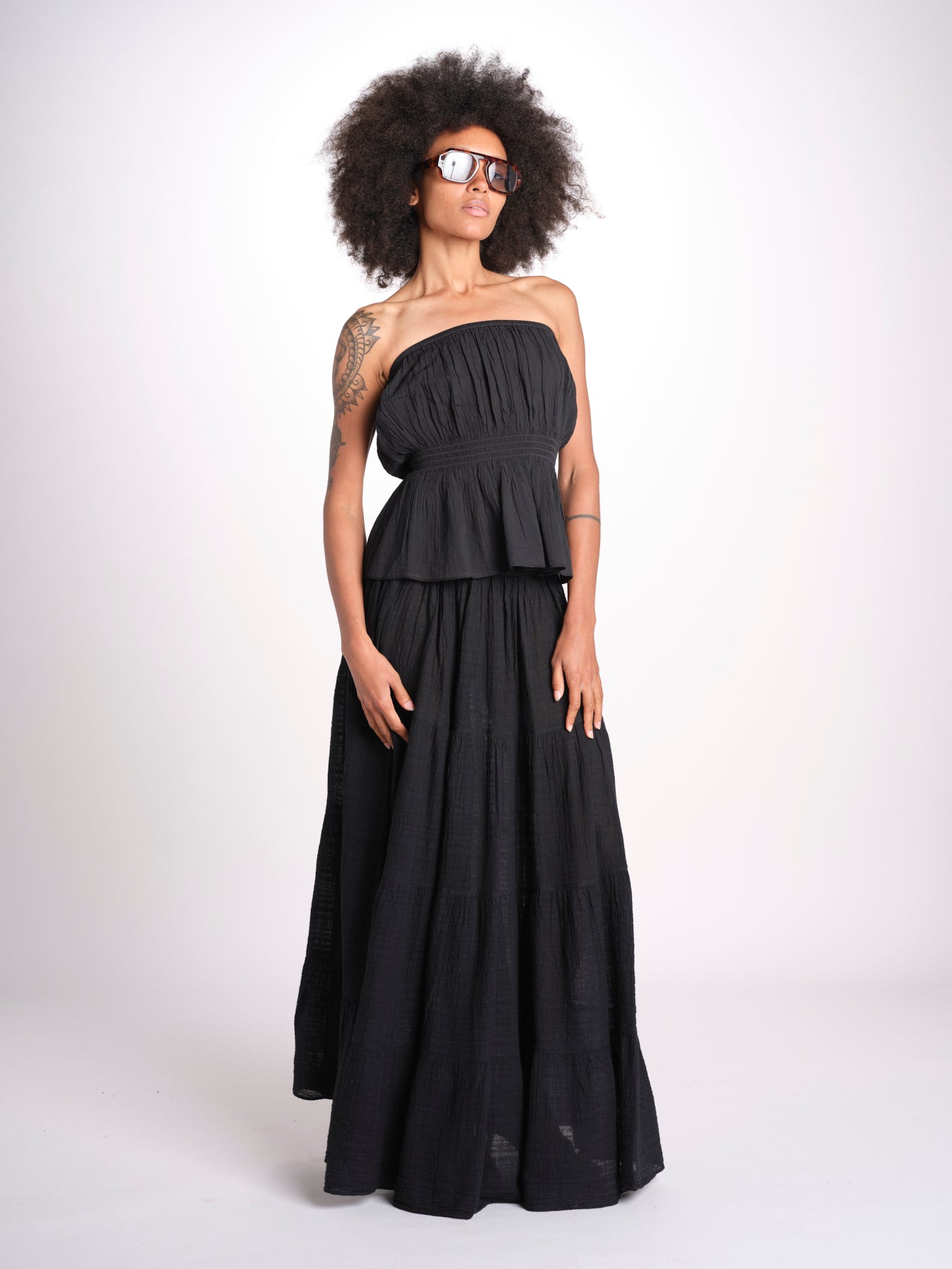 top con elastico PHOEBE BLACK christianzen 