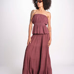 top con elastico PHOEBE WINE christianzen 