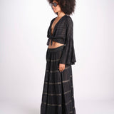 gonna lunga in lurex gessato SERENA BLACK christianzen 