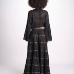 gonna lunga in lurex gessato SERENA BLACK christianzen 