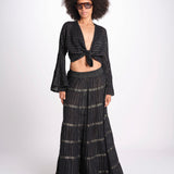 gonna lunga in lurex gessato SERENA BLACK christianzen 