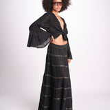 gonna lunga in lurex gessato SERENA BLACK christianzen 