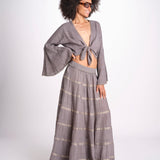gonna lunga in lurex gessato SERENA STONE christianzen 
