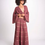 gonna lunga in lurex gessato SERENA WHITE christianzen 