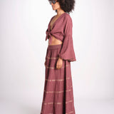 gonna lunga in lurex gessato SERENA WHITE christianzen 