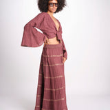 gonna lunga in lurex gessato SERENA WHITE christianzen 