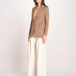 blazer un bottone in lino e cotone FD3962 9150 circolo 1901 