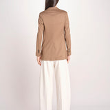 blazer un bottone in lino e cotone FD3962 9150 circolo 1901 