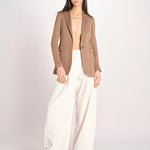 blazer un bottone in lino e cotone FD3962 9150 circolo 1901 