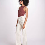 pantalone YOSHITOMO 26R4PAN15 ECRU destree 
